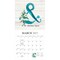 Hopper Studios; Love the Journey | 2027 12 x 24 Inch (Hanging) Monthly Square Wall Calendar | Featuring the Artwork of Jo Moulton | Plastic-Free; Category:Wall Calendars; Image:3
